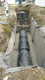 Монтаж септика Биосток 6, Каменское плато 7