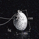 Кулон на цепочке "Овальный медальон", фото 6