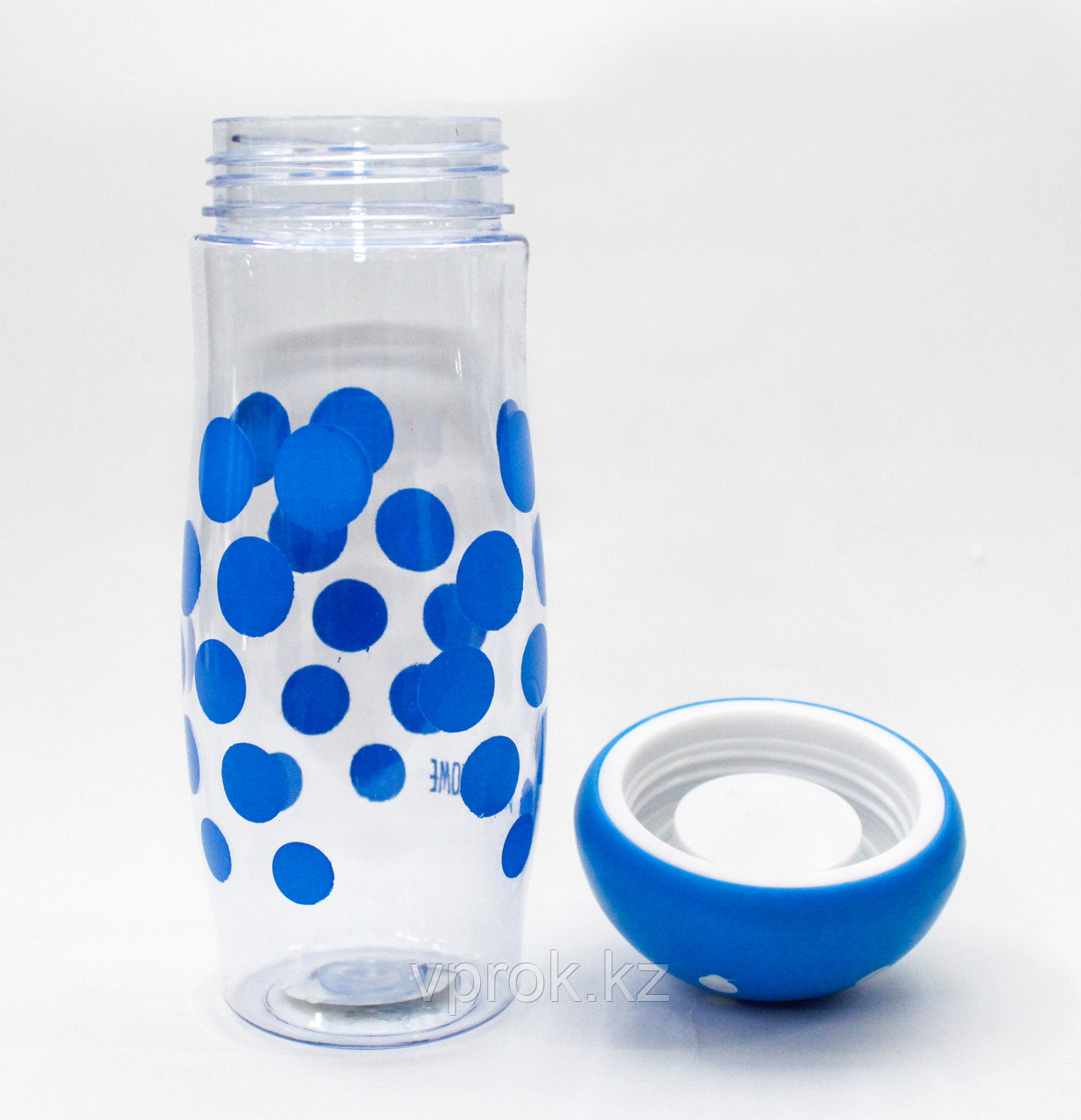 Эко бутылка для воды "Грибочек", 0,4 л, синяя - фото 2 - id-p47716599