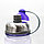 Эко бутылка для воды с поилкой, стаканом, 0,5 л, голубая, фото 3