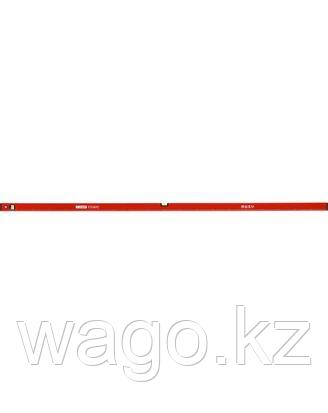 УРОВЕНЬ СТРОИТЕЛЬНЫЙ ЗУБР 34588-200, СТАНДАРТ, КОРОБЧАТЫЙ, 2 ПРОТИВОУДАРНЫЕ АМПУЛЫ, 200 СМ, фото 2