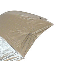 Механический складной зонт "антиветер" с чехлом, бежевый перламутр