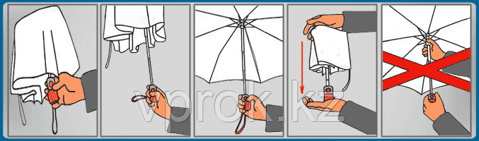 Классический мужской зонт автомат, складной - фото 2 - id-p47742250