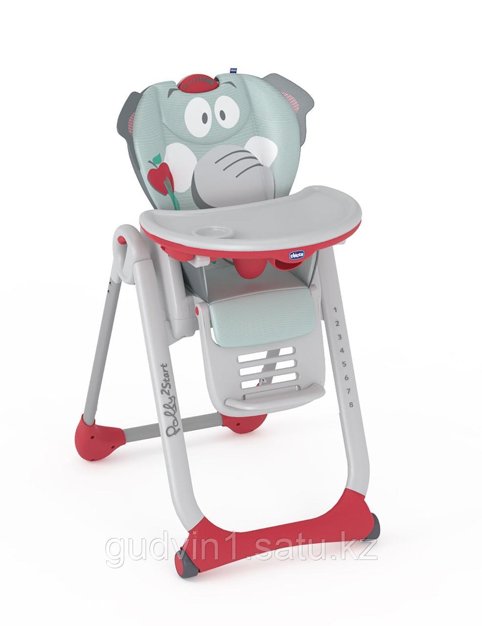 Chicco: Стульчик для кормления Polly 2 Start Baby Elephant 1034028