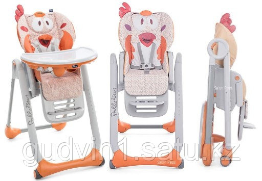 Chicco: Стульчик для кормления Polly 2 Start Fancy Chicken 1021543