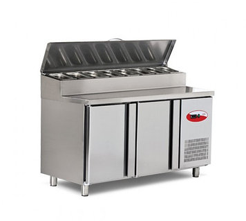 Холодильный стол для пиццы и салатов 2 дверный  EMPERO