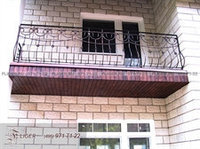 Кованые балконные ограждения и перила в Алматы