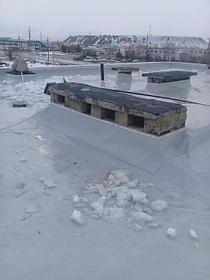 Ремонт битумной кровли здания АО "КазМинералс", ПВХ мембраной "Декопран" 7