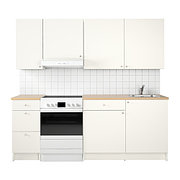 Кухня КНОКСХУЛЬТ белый 220x61x220 см ИКЕА, IKEA