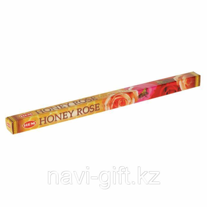 Благовония "HEM" 8 палочек угольные rose honey - фото 2 - id-p47788379