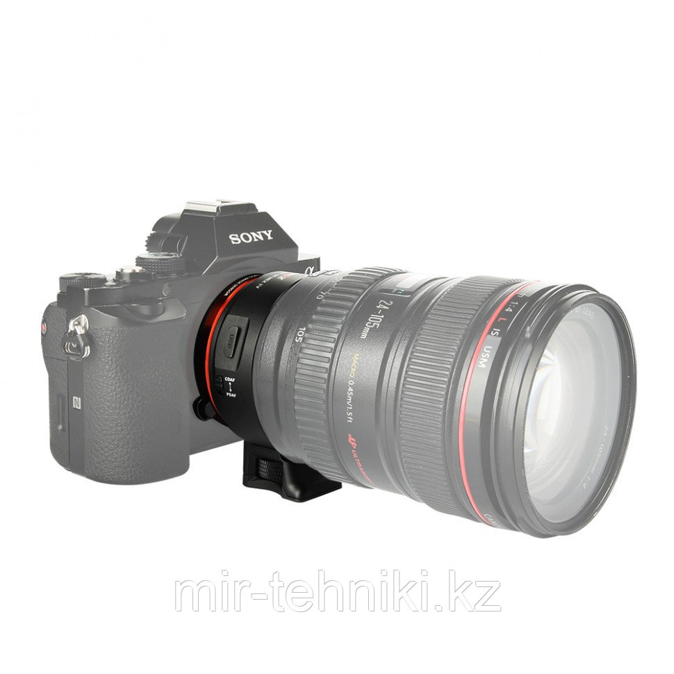 Переходник с поддержкой автофокуса Viltrox EF-NEX IV Canon EF lens to Sony E Mount Full Frame - фото 5 - id-p47788488