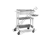 Столик манипуляционный СММ-3, ящик, 3 полки