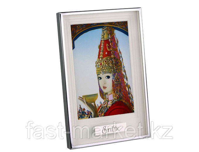 Фотограмка серебристая