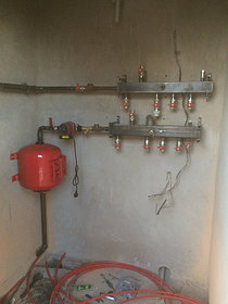 Монтаж системы отопления водоснабжения и канализации дом 250м2  "под ключ" п.ГРЭСС 4