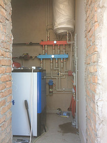 Монтаж системы отопления водоснабжения и канализации дом 250м2  "под ключ" п.ГРЭСС 14