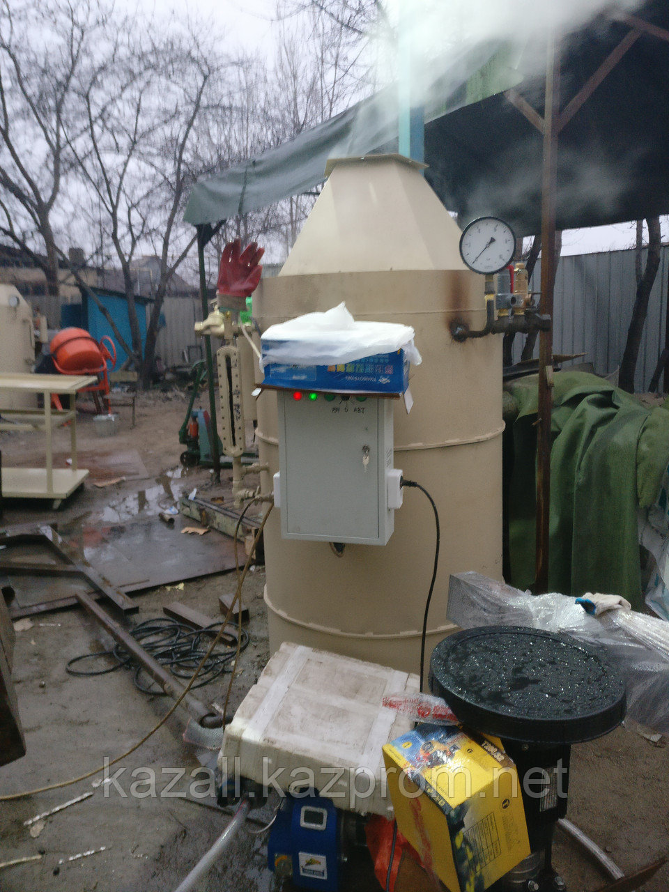 Газовый Паровой котел КОП300Г с газовой горелкой - фото 5 - id-p47797592