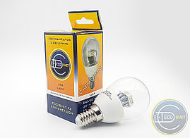 Светодиодная LED ЛЕД лампа G45/SD 4.2W E14 от 240 тенге Экосвет Акция !!!