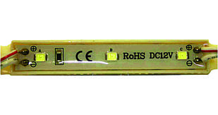 Светодиодные модули 2835 Залитые (IP65) 0,36W, Цвет - Желтый