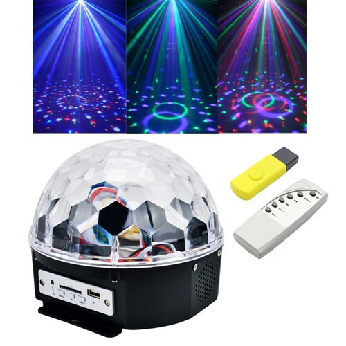 Диско-шар светодиодный LED MAGIC BALL с функцией bluetooth - фото 1 - id-p47798094