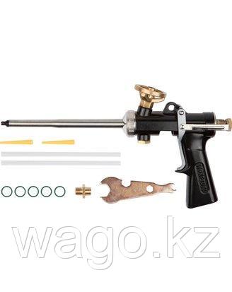 ПИСТОЛЕТ ДЛЯ ПЕНЫ МОНТАЖНОЙ KRAFTOOL 06853, PRO, ЦЕЛЬНОМЕТАЛЛИЧЕСКИЙ, фото 2