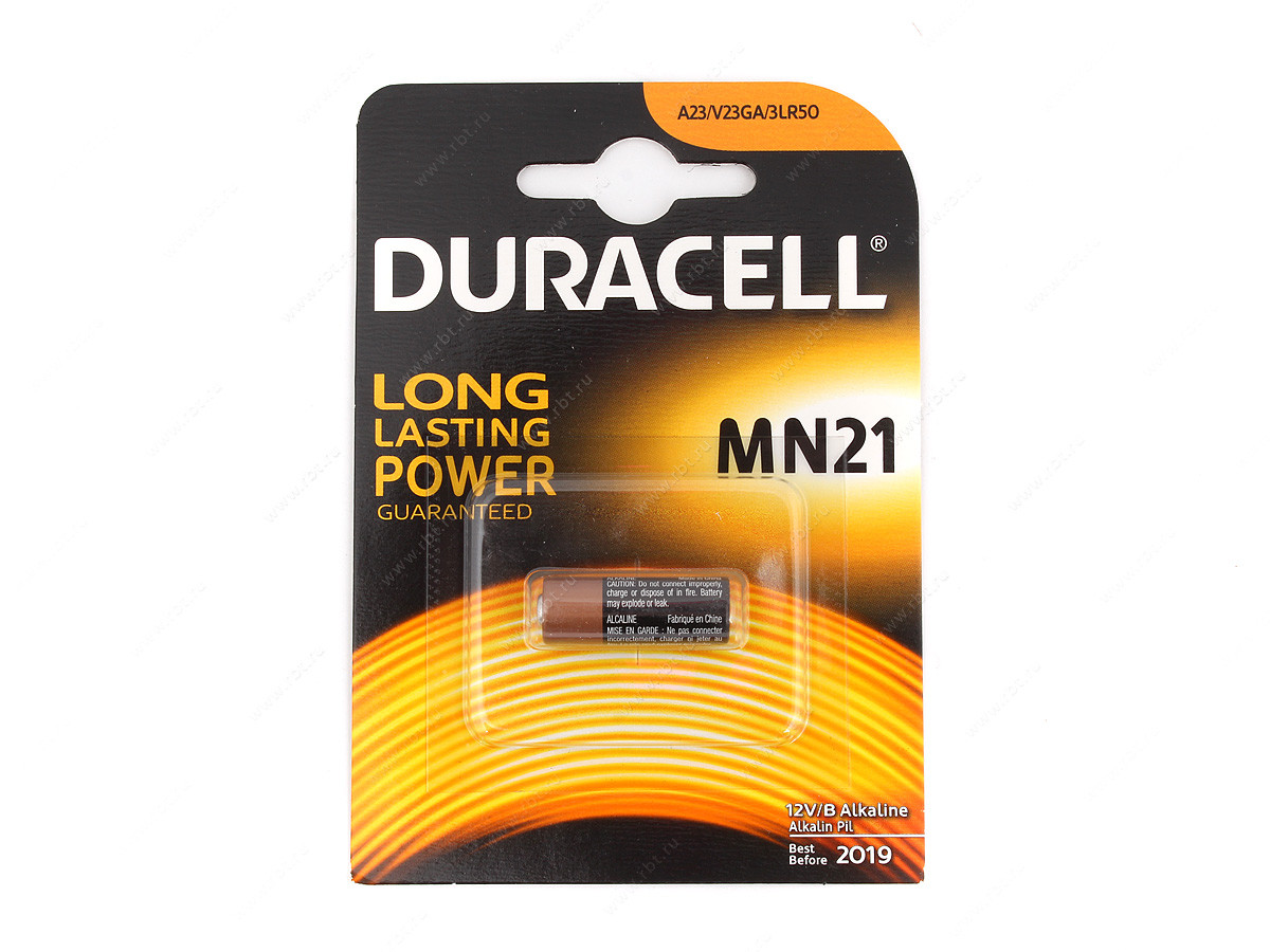 Батарейка DURACELL MN21 щелочные - фото 1 - id-p47826021