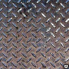 Лист рифленый чечевица 3*1250*2500 мм 3сп ГОСТ 8568-77