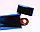 Электронная USB зажигалка, голубая, фото 2