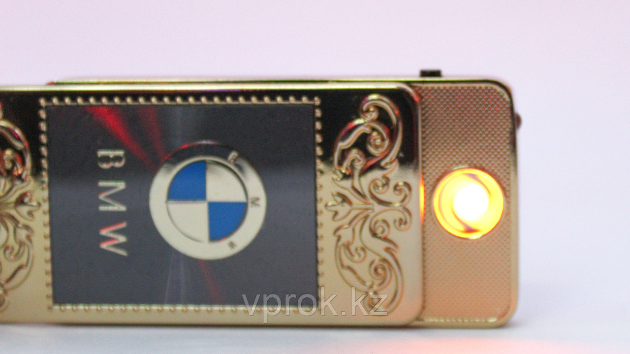 Электронная USB зажигалка с фонариком, BMW - фото 3 - id-p47891286