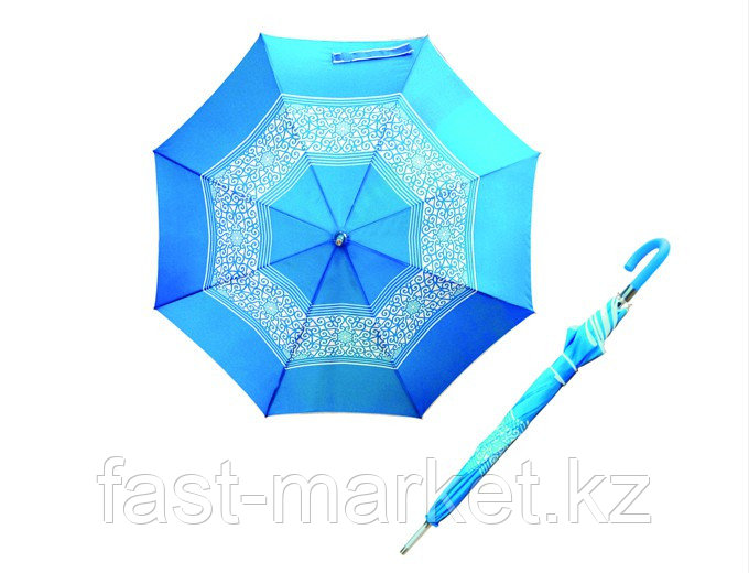Зонт - трость (23"*14) синий - фото 1 - id-p47898499