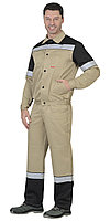 Спецодежда летняя Костюм "ЛЕГИОНЕР": летн. куртка, п/к песочный с черным и СОП 50мм