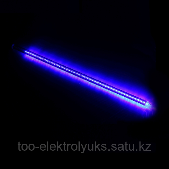 Светодиодная сосулька "Тающая", 0,8 м. d=2 см. LED-48-220V СИНИЙ