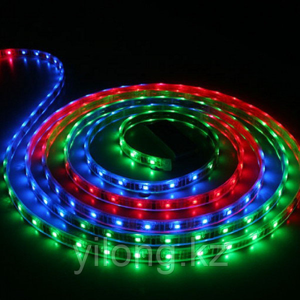 Влагозащищенная светодиодная лента 5050, 60 Д/М (IP65), Цвет - RGB