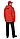 Спецодежда летняя Костюм "Мельбурн" : куртка,брюки красный с черным кантом тк.Rodos (245 гр/кв.м), фото 2