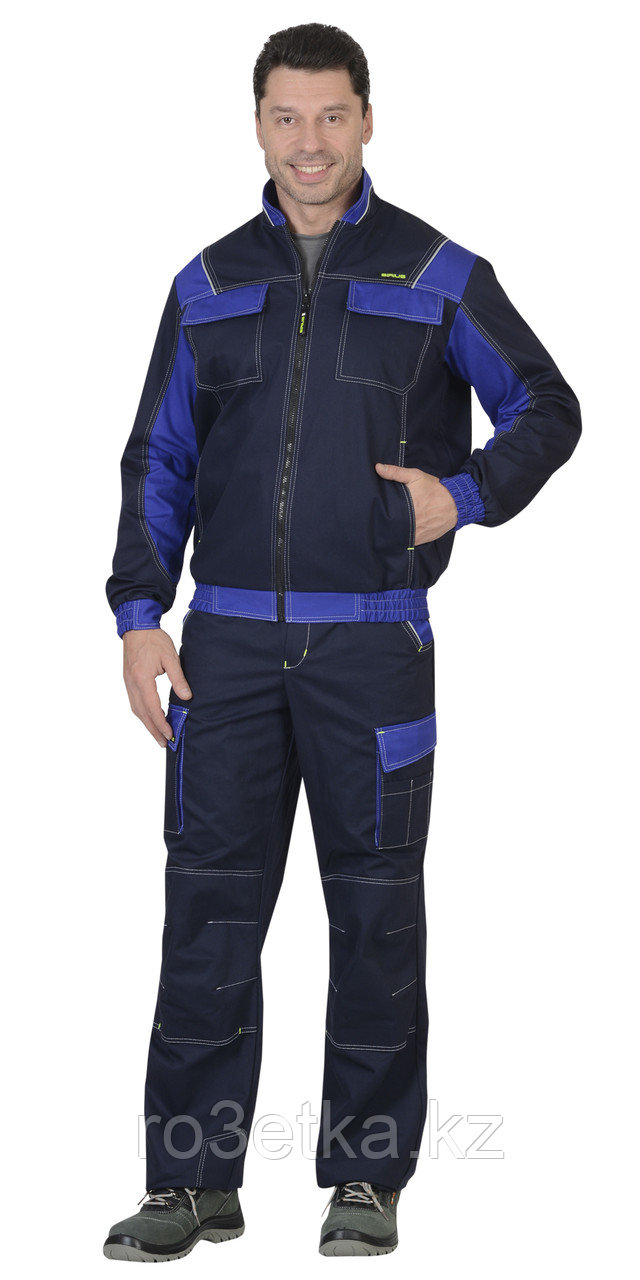 Куртка "КАРАТ" т.синяя с васильковым Спецодежда летняя - фото 2 - id-p47976807
