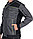 Спецодежда летняя Куртка "Престиж" кор.,летняя темно-серая с лимонным кантом тк.Rodos (245 гр/кв.м), фото 4