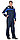 Спецодежда летняя Куртка "Сидней" синяя с васильковым и СОП тк.Rodos, фото 3