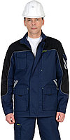 Спецодежда летняя Куртка "ФОТОН" мужская темно-синяя