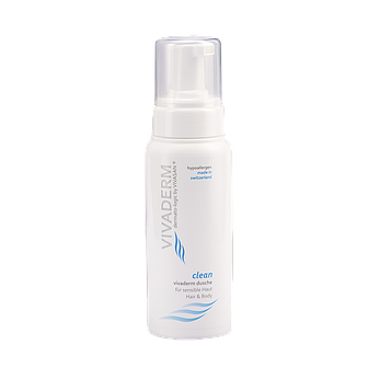 ВИВАДЕРМ Пенка для душа средство для ухода за особо чувствительной кожей.