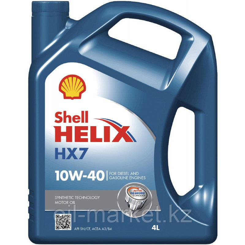 Shell HELIX Моторное масло HX7 10W-40 4л. - фото 1 - id-p47982008