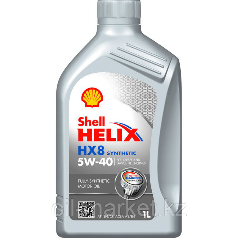 Shell HELIX Моторное масло HX8 SYNTHETIC 5W-40 1л.