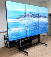 Мобильная стойка для видеостены 3х3