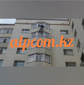 Монтаж профлиста на балконы ЖК "Керемет" 2017 год