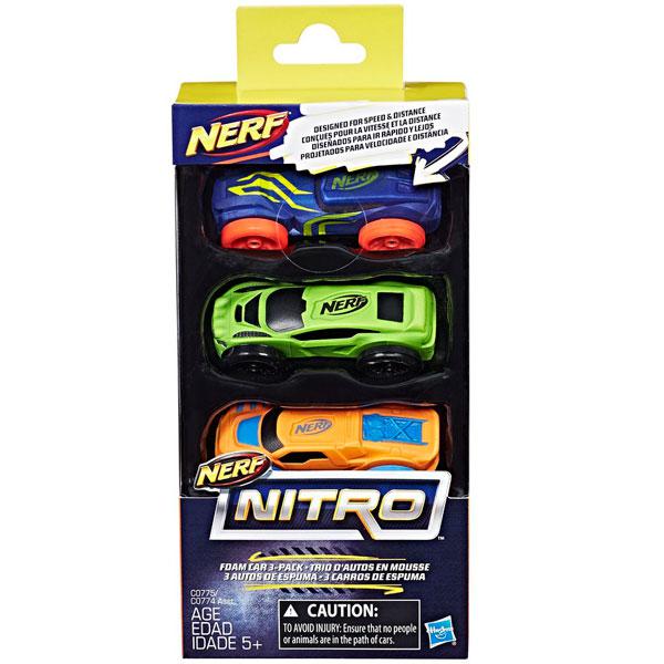 Hasbro Nerf Nitro C0774 Нерф Нитро машинки 3 шт