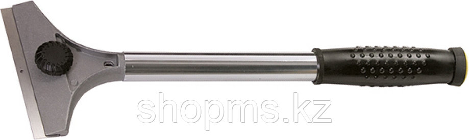 Скребок, 100 мм, фиксированное лезвие удл. металлическая обрезиненная ручка// MATRIX MASTER, фото 2