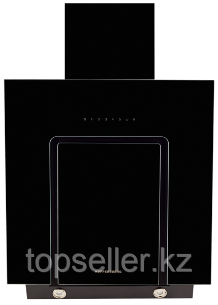 Вытяжка KUPPERSBERG F 660 черное стекло/короб черная эмаль - фото 1 - id-p48010523