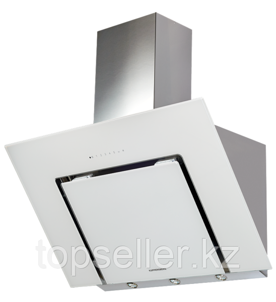 Вытяжка KUPPERSBERG F 960 W белое стекло/короб нержавеющая сталь - фото 1 - id-p48010528
