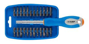 Набор отверток с насадками, 25 предметов, серия "ЭКСПЕРТ"