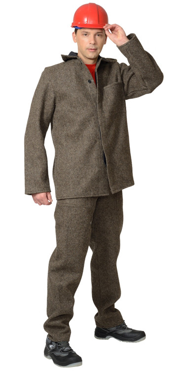 Костюм КЩС суконный: куртка, брюки, берет серый - фото 1 - id-p48106418