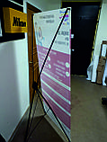 X-конструкция, х-баннер паучок, рекламный паук в Астане, фото 3