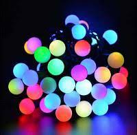 Гирлянда шарики 16 LED ёлочная новогодняя гирлянда - фото 1 - id-p48130055